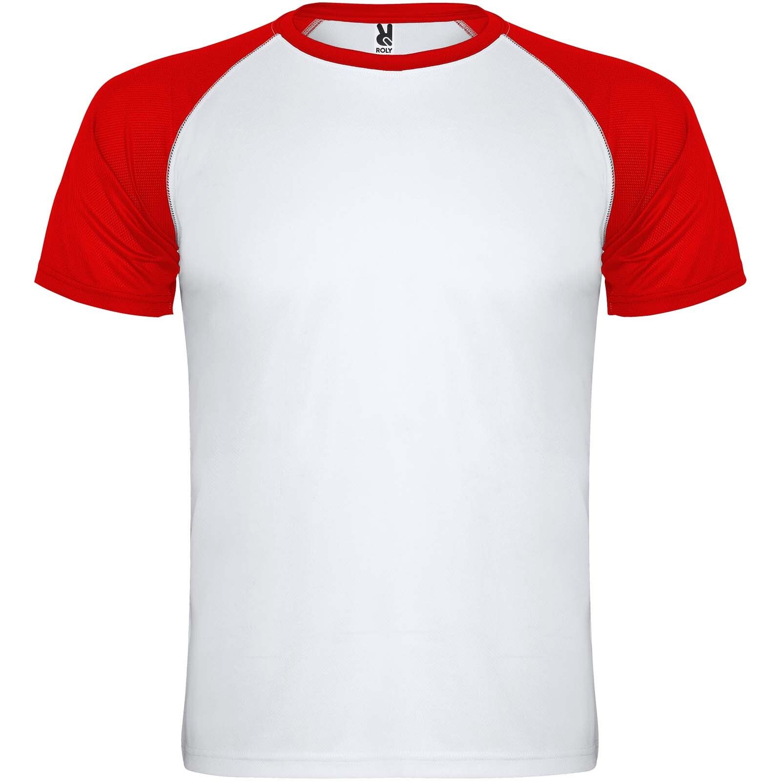 Indianapolis Sport T-Shirt für Kinder - weiss -  rot-776