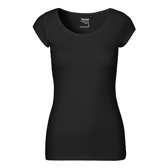 Ladies´ Roundneck T-Shirt - black-246