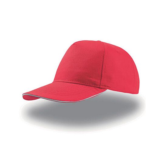 Start Five Sandwich Cap - red - white-976