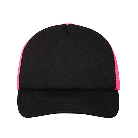 black - neon pink