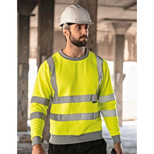 Hi-Vis Workwear Sweatshirt Limerick - black-279