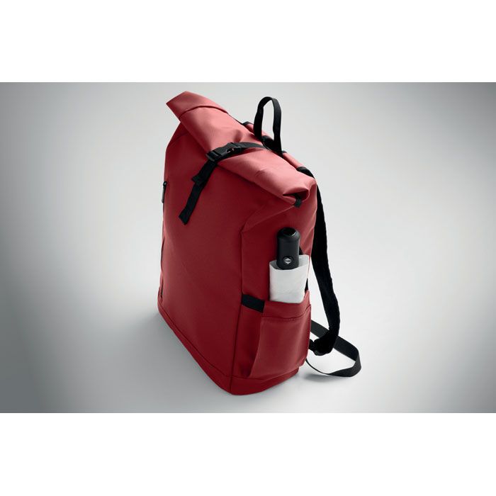 Rolltop-Rucksack 600D RPET BANGKOK ROLL - bordeaux-230