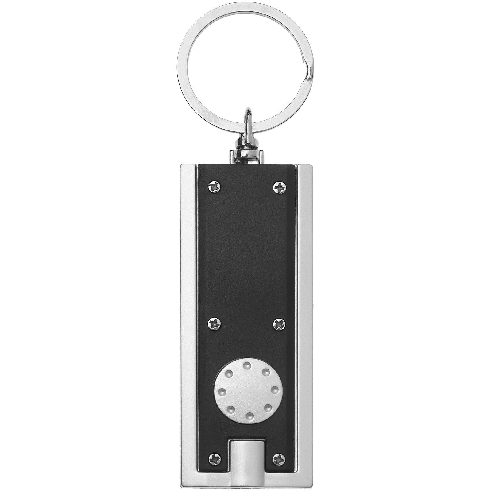 Castor LED-Schlüssellicht - schwarz -  silber-593