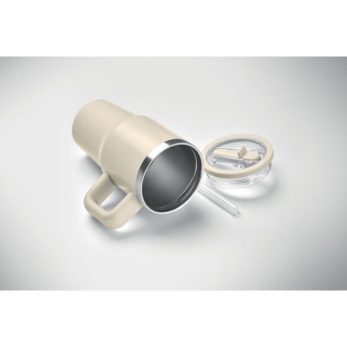 Doppelwandiger Trinkbecher 500ml ALAND - beige-493