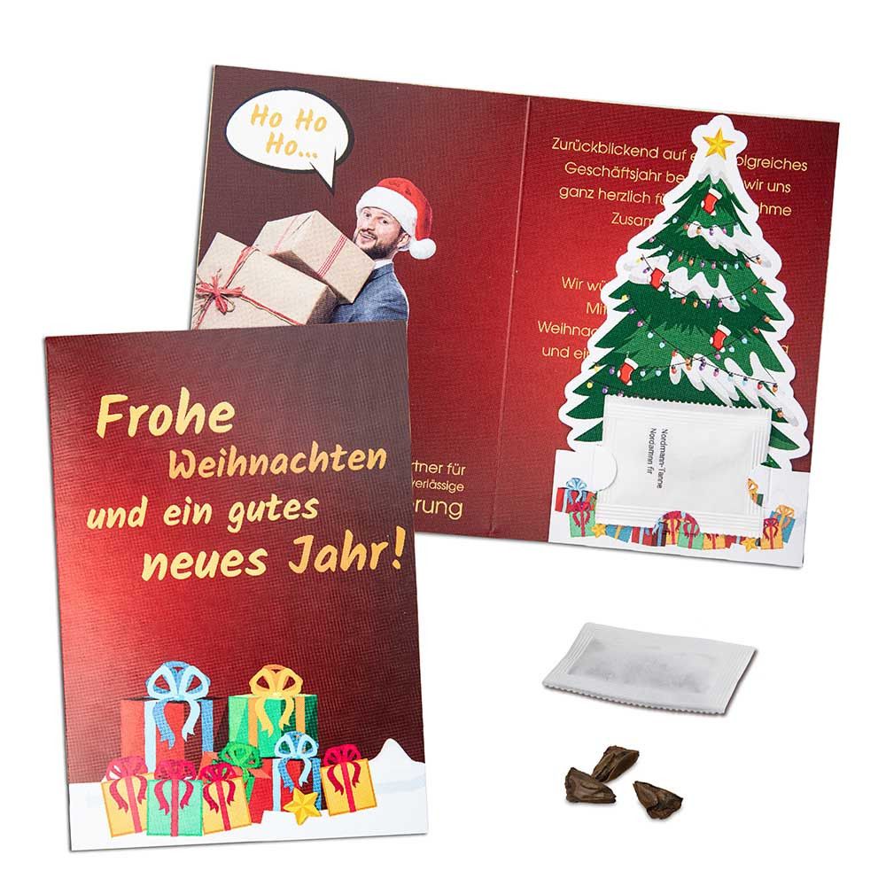 Weihnachtsbaum-Karte - mit Digitaldruck-337