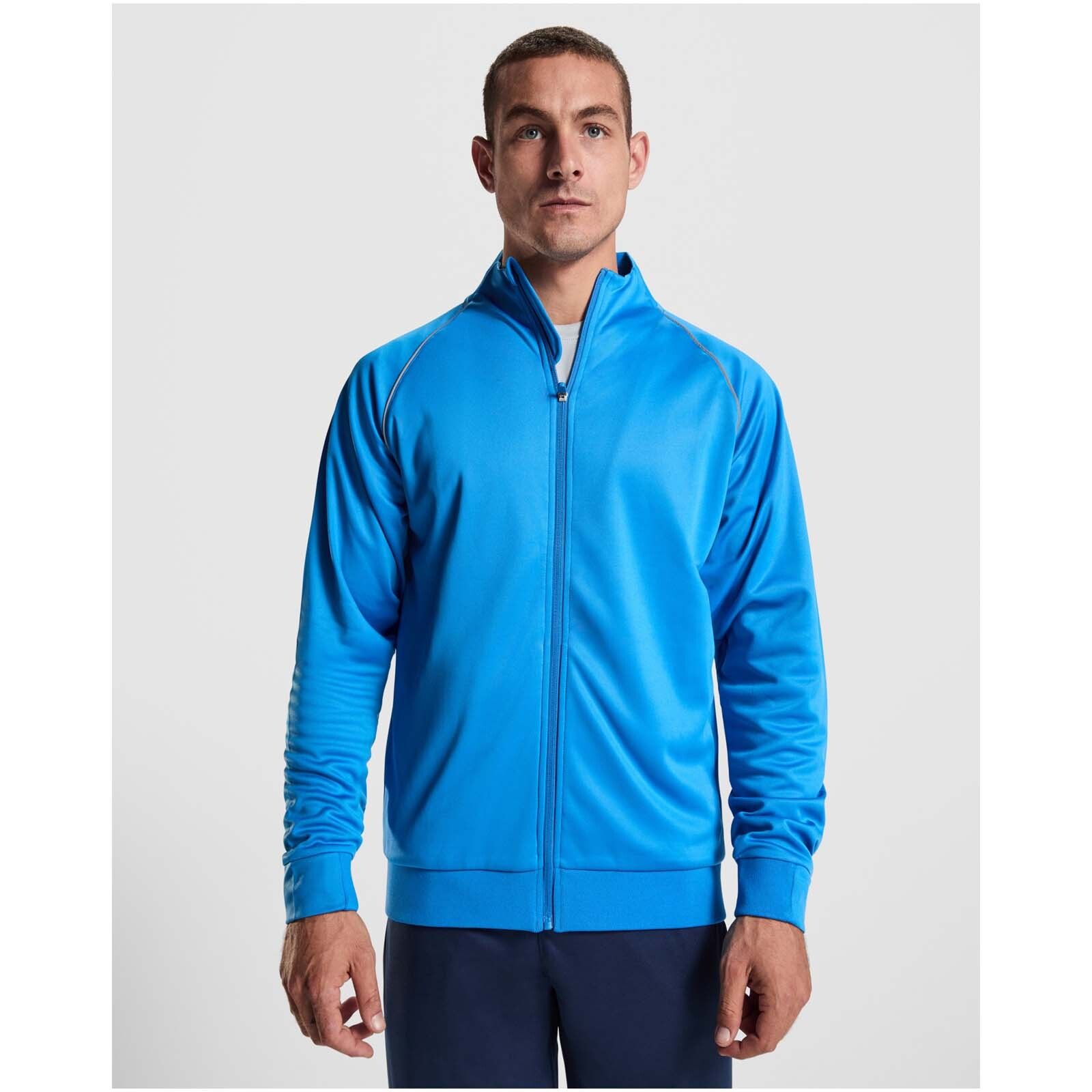 Valier Herren Sweatshirt mit durchgehendem Reißverschluss - fluorgrün-819