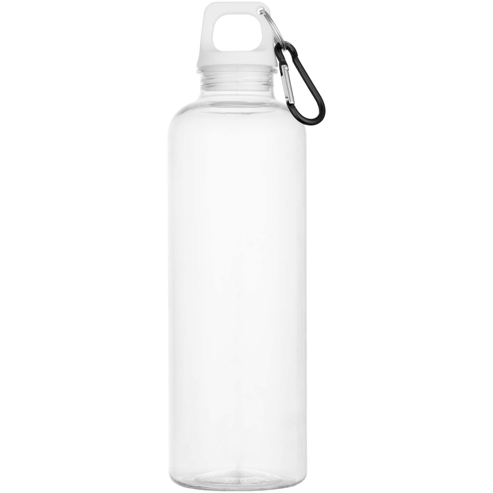Oregon 750 ml RCS-zertifizierte Trinkflasche aus recyceltem Kunststoff mit Karabinerhaken - weiss-281