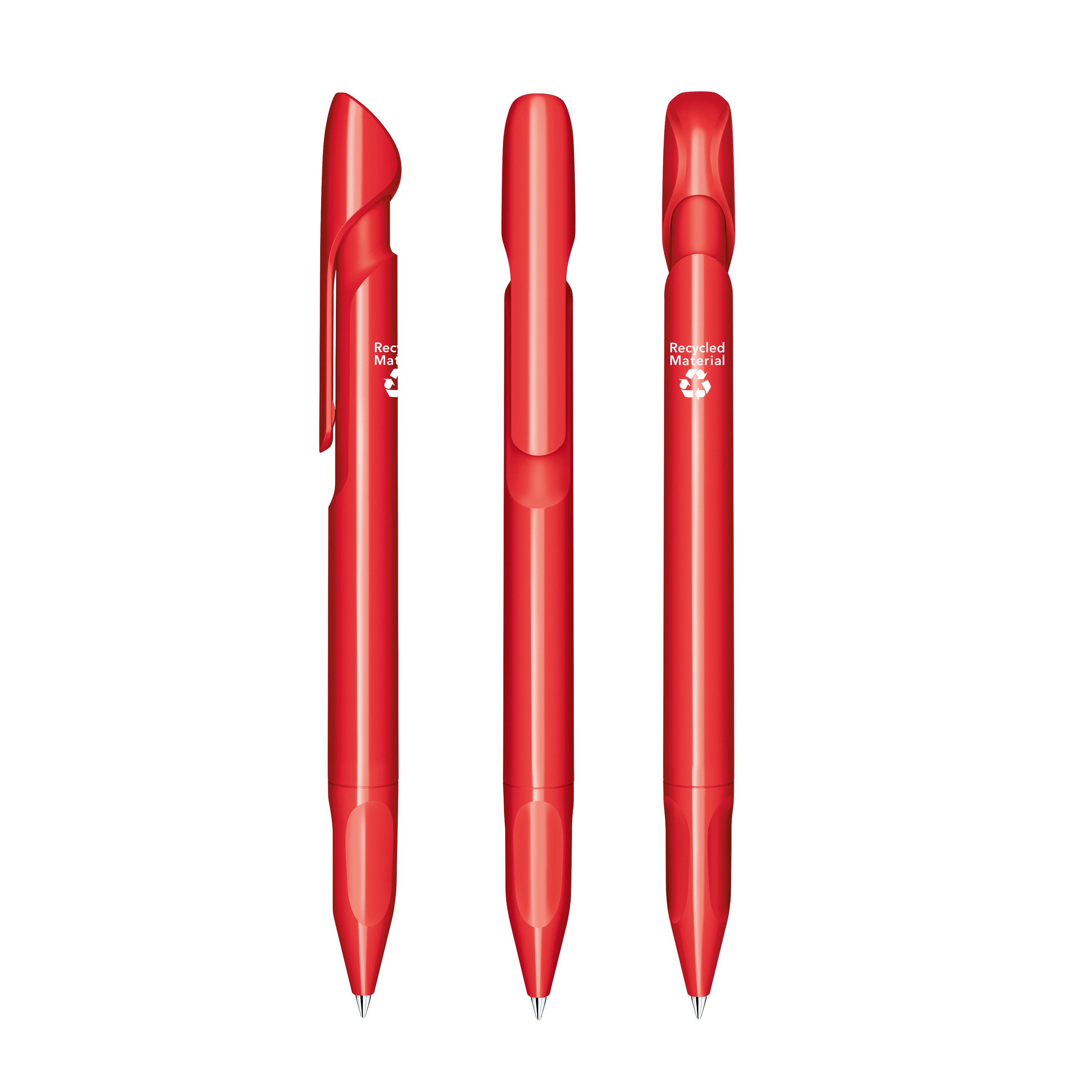 Evoxx Polished Recycled Druckkugelschreiber - rot-859