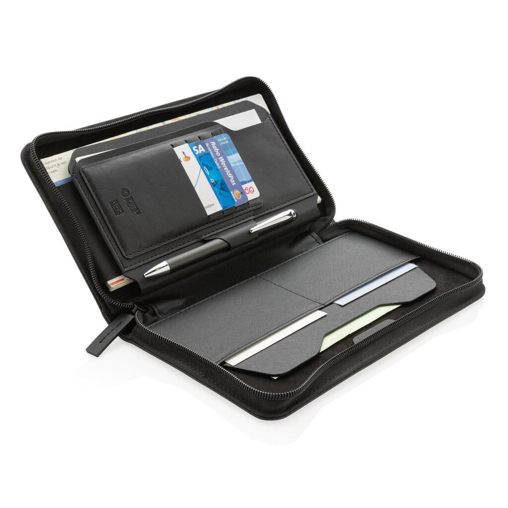 Swiss Peak Heritage RCS rPU RFID Travel Wallet - schwarz-388