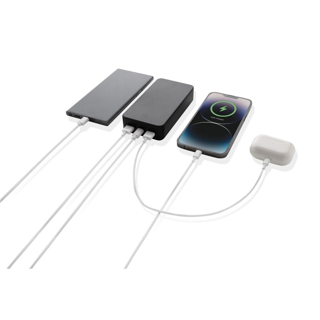 Boostcore 20.000mAh Powerbank aus RCS rec. Kunststoff - schwarz-592