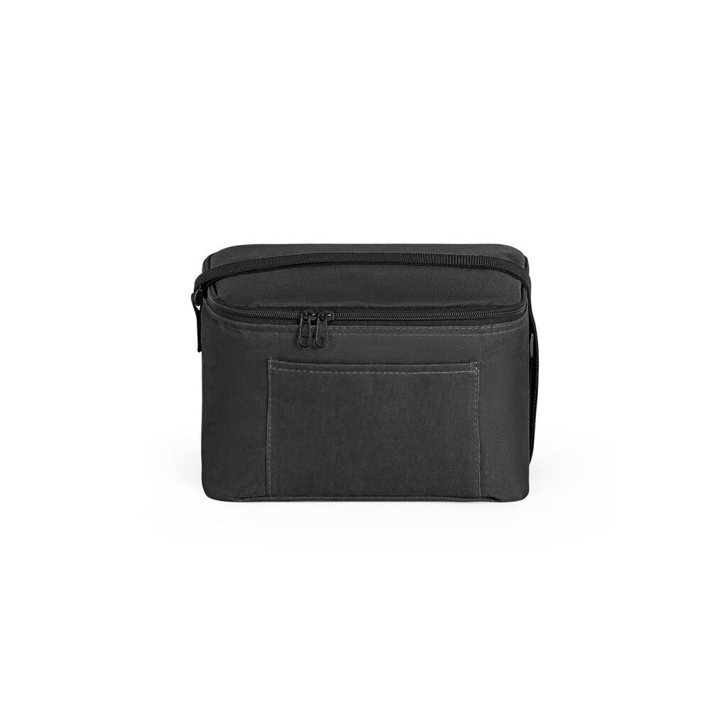 CANCUN Kühltasche aus recyceltem 600D-Polyester mit Gurt 7L - schwarz-12