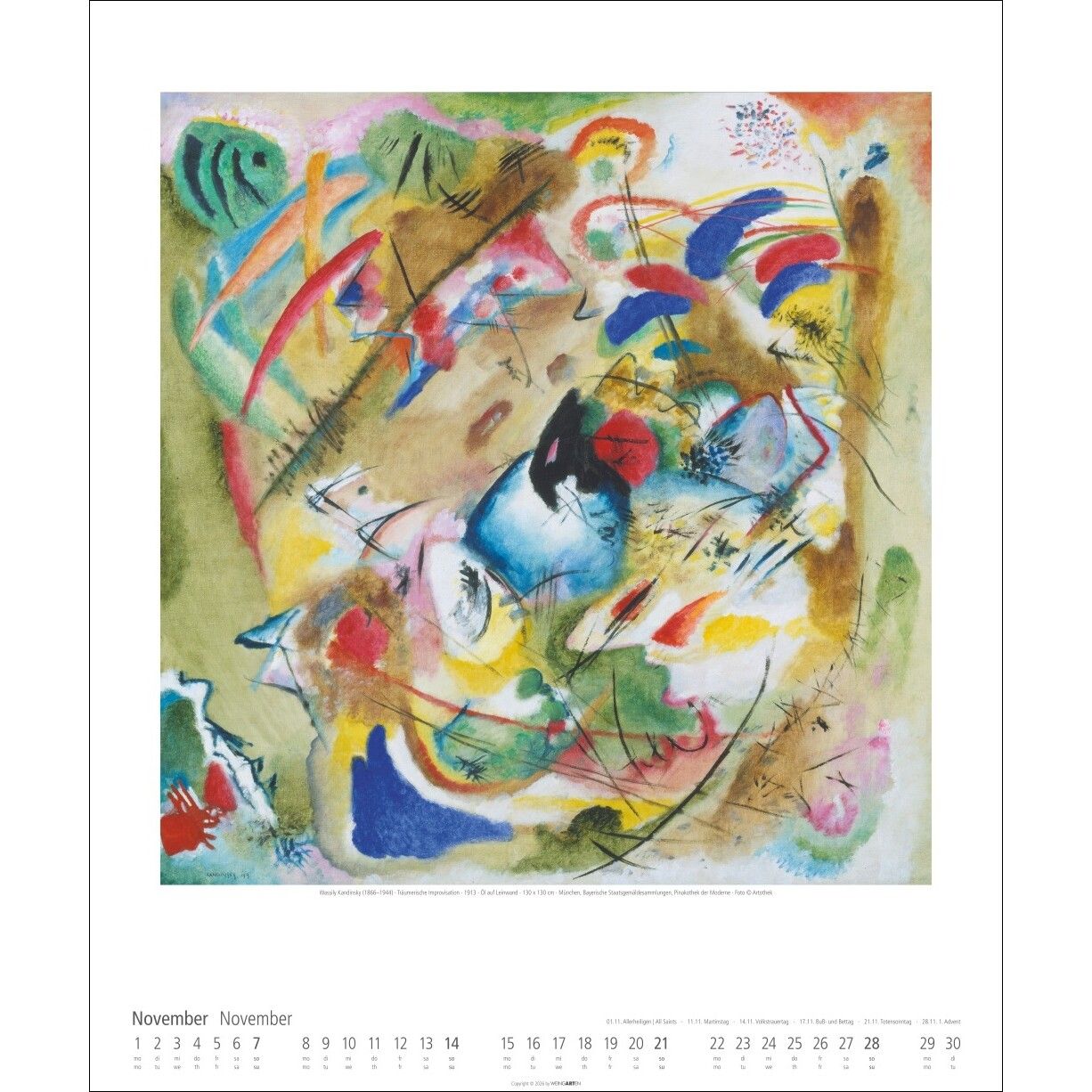 Der Blaue Reiter - Kunst & Kultur Kalender-50