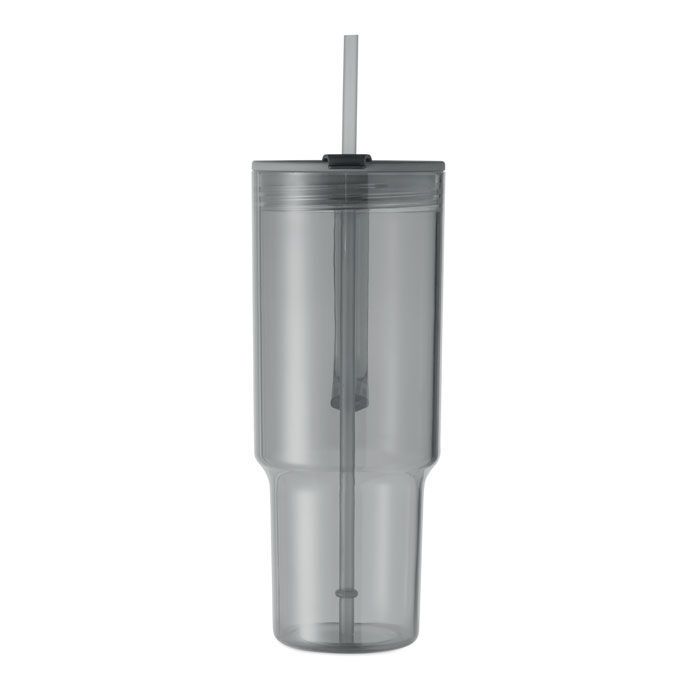 Trinkbecher RPET 1200ml MUGORA - transparent grau-90