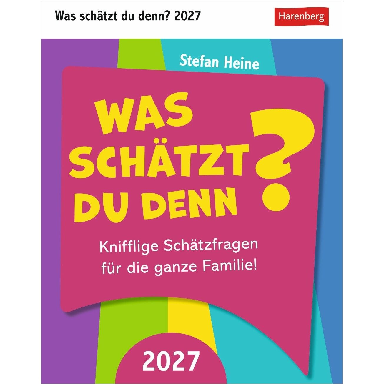 Was schätzt du denn? Tagesabreißkalender-976