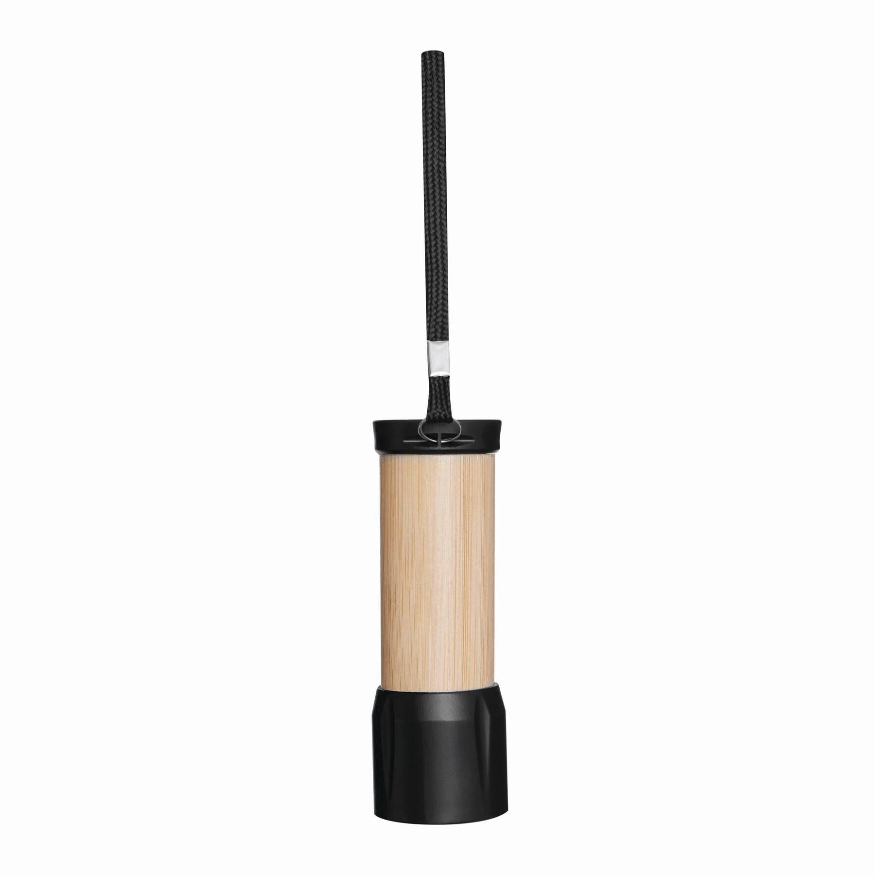 LED Taschenlampe BAMBOO SHINE - braun - schwarz-183
