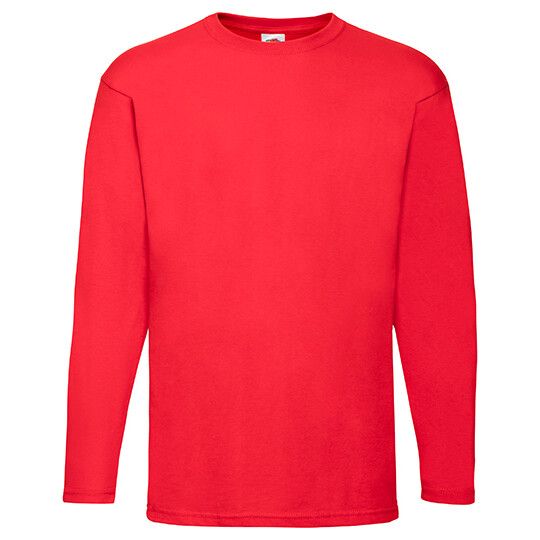 Valueweight Long Sleeve T - red-290