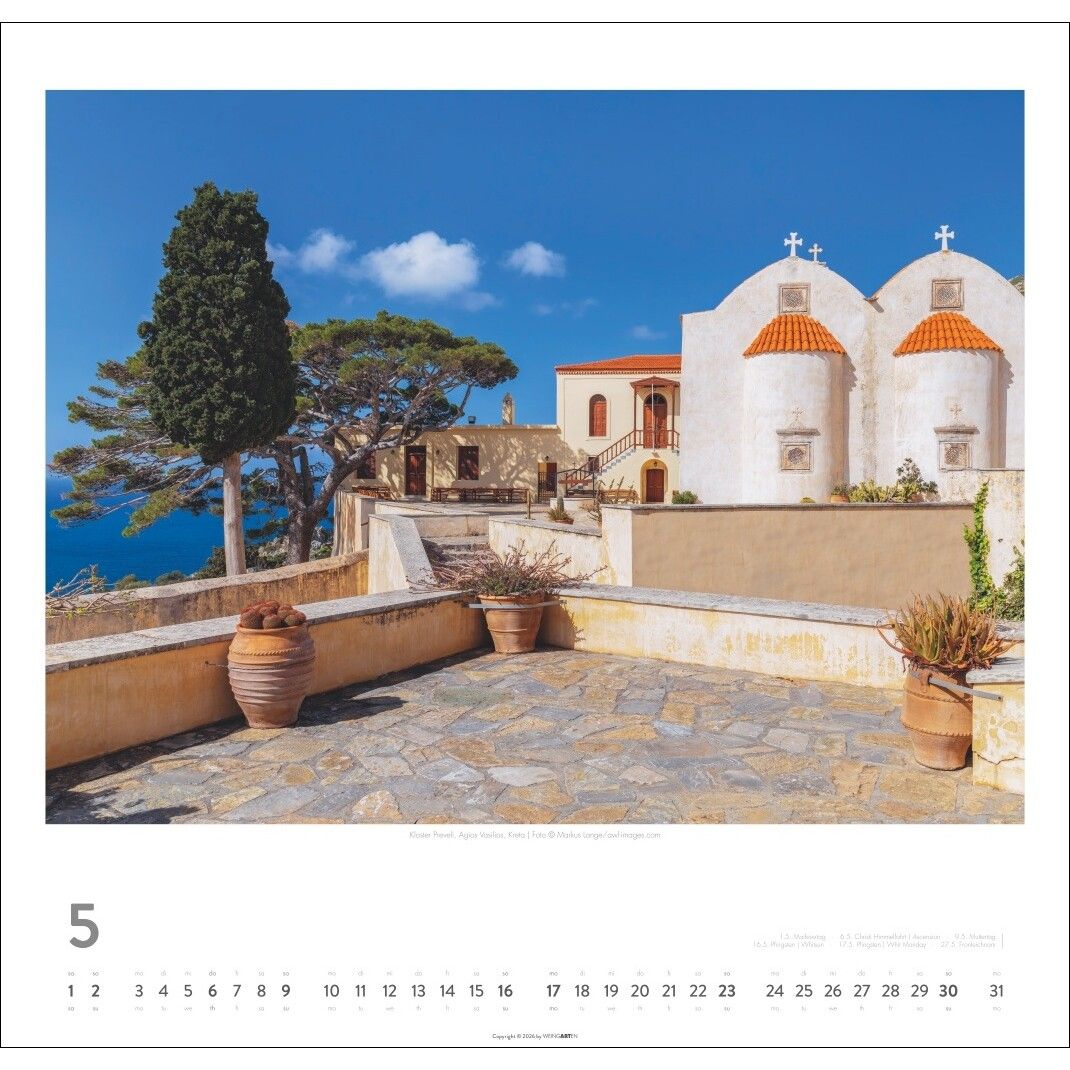 Griechische Inseln - Landschaft & Natur Kalender-34