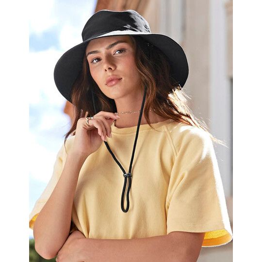 Wide Brim Sun Hat - warm sand-400