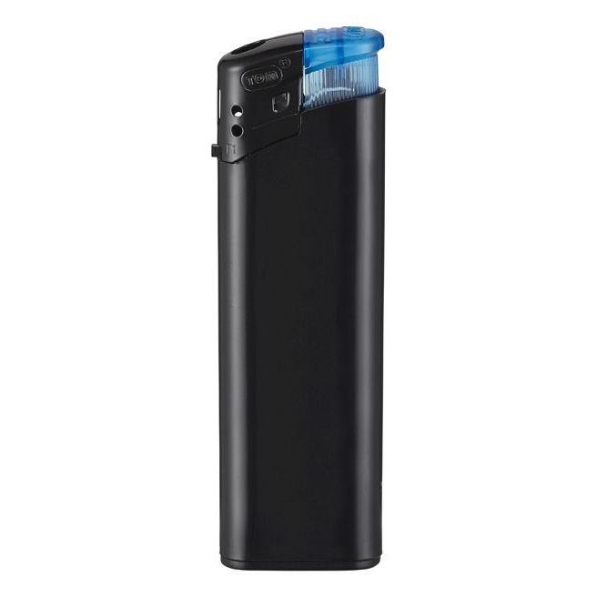 TOM® Elektronik-Feuerzeug EB-15 CK - schwarz - blau-270