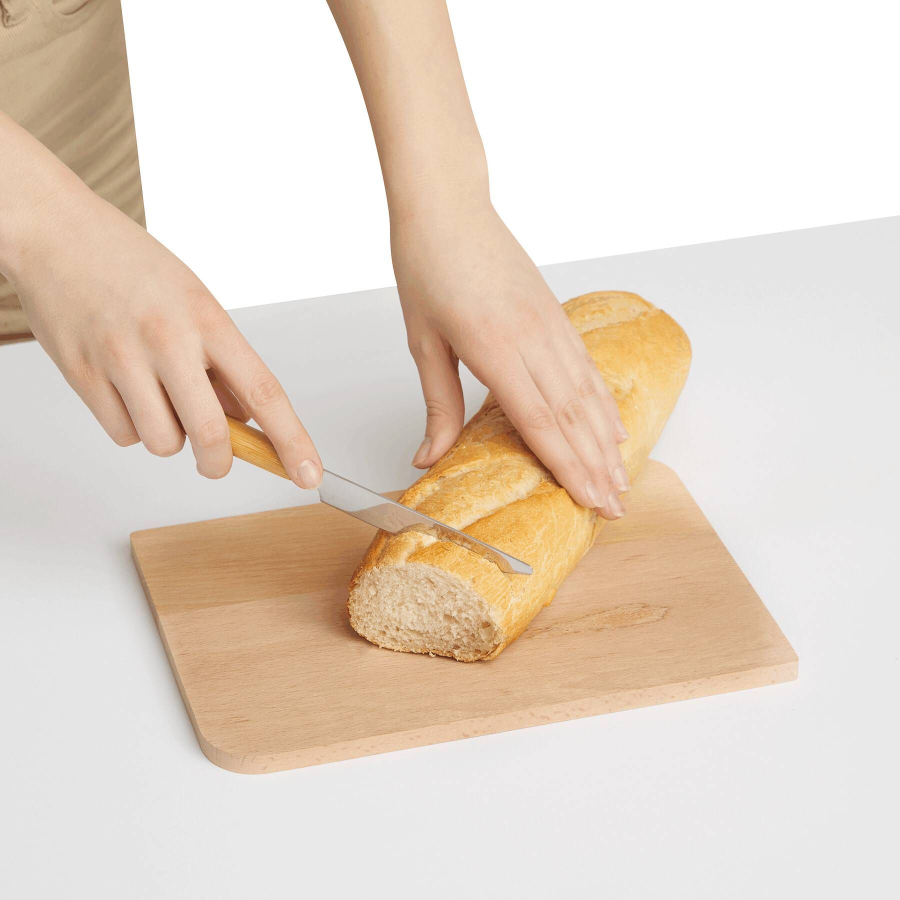 Schneidebrett WOODEN BREAK - braun-12