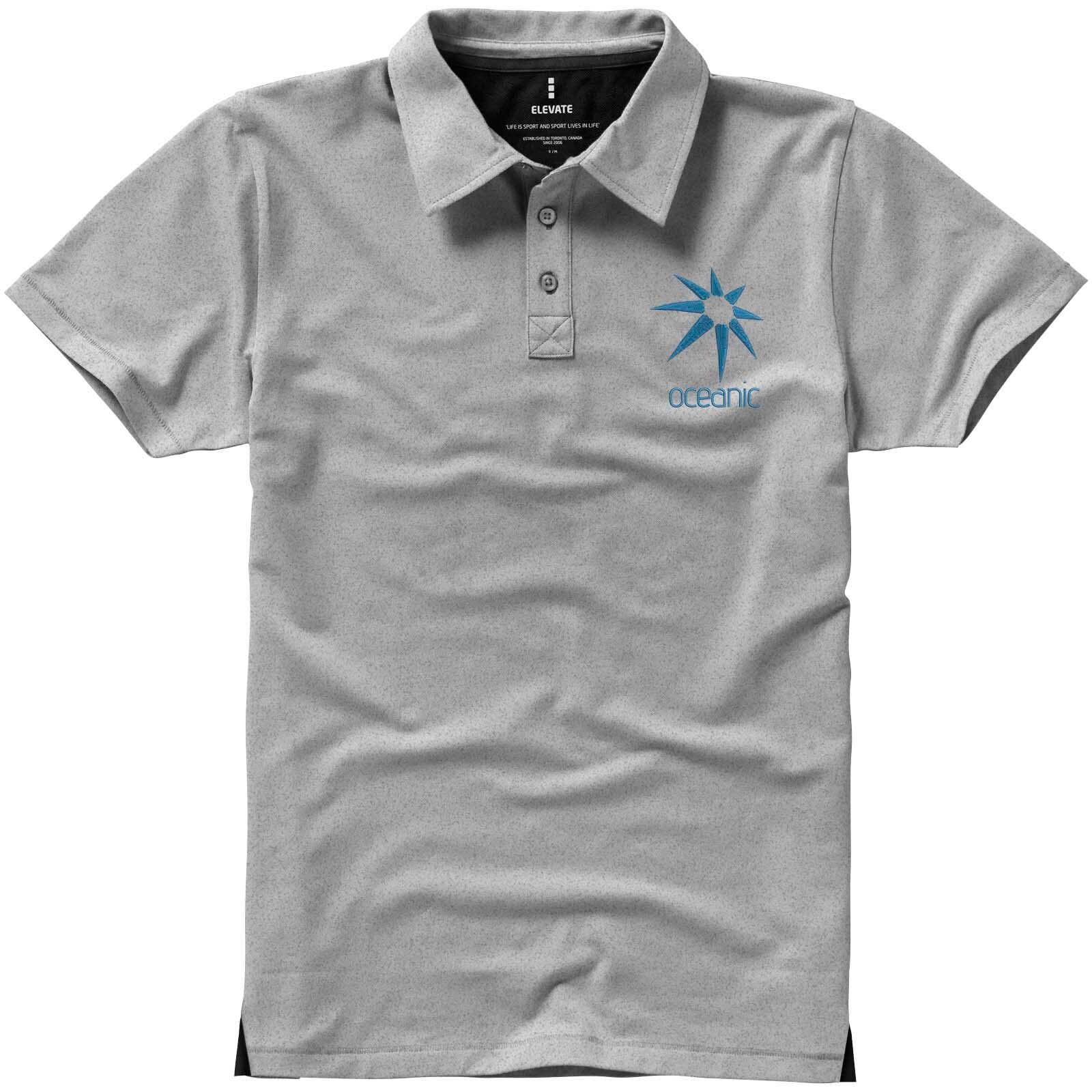 Markham Stretch Poloshirt für Herren - grau meliert - M-751