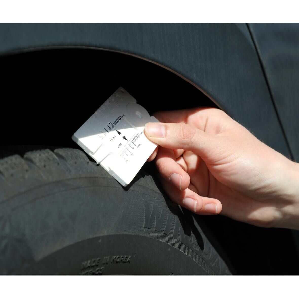 Reifenprofilmesser Card - weiß-615