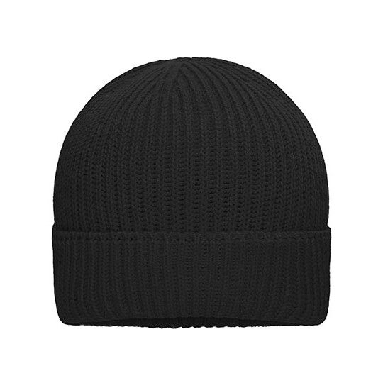 Bio Cotton Winter Beanie - black-638
