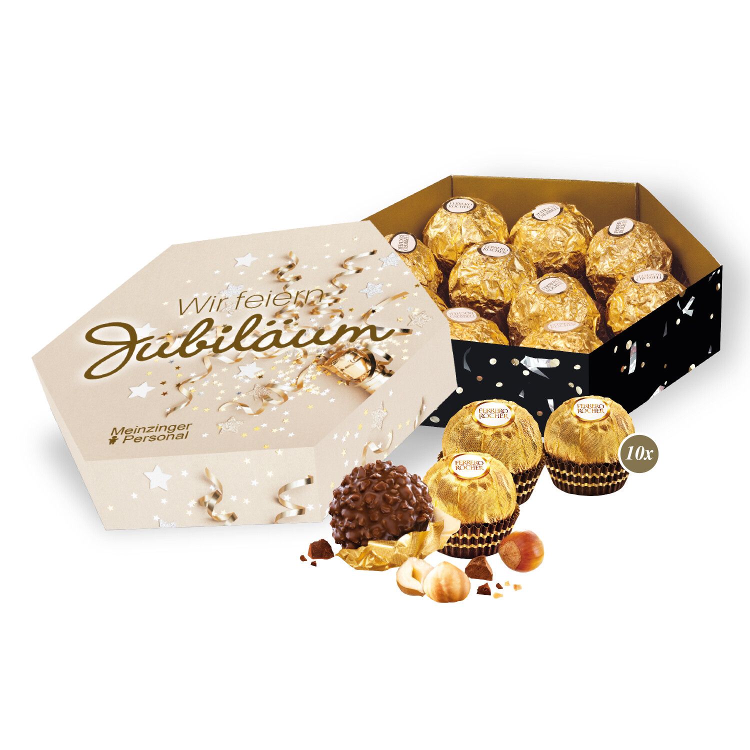Süße Präsentbox "Maxi" mit Ferrero Rocher-538
