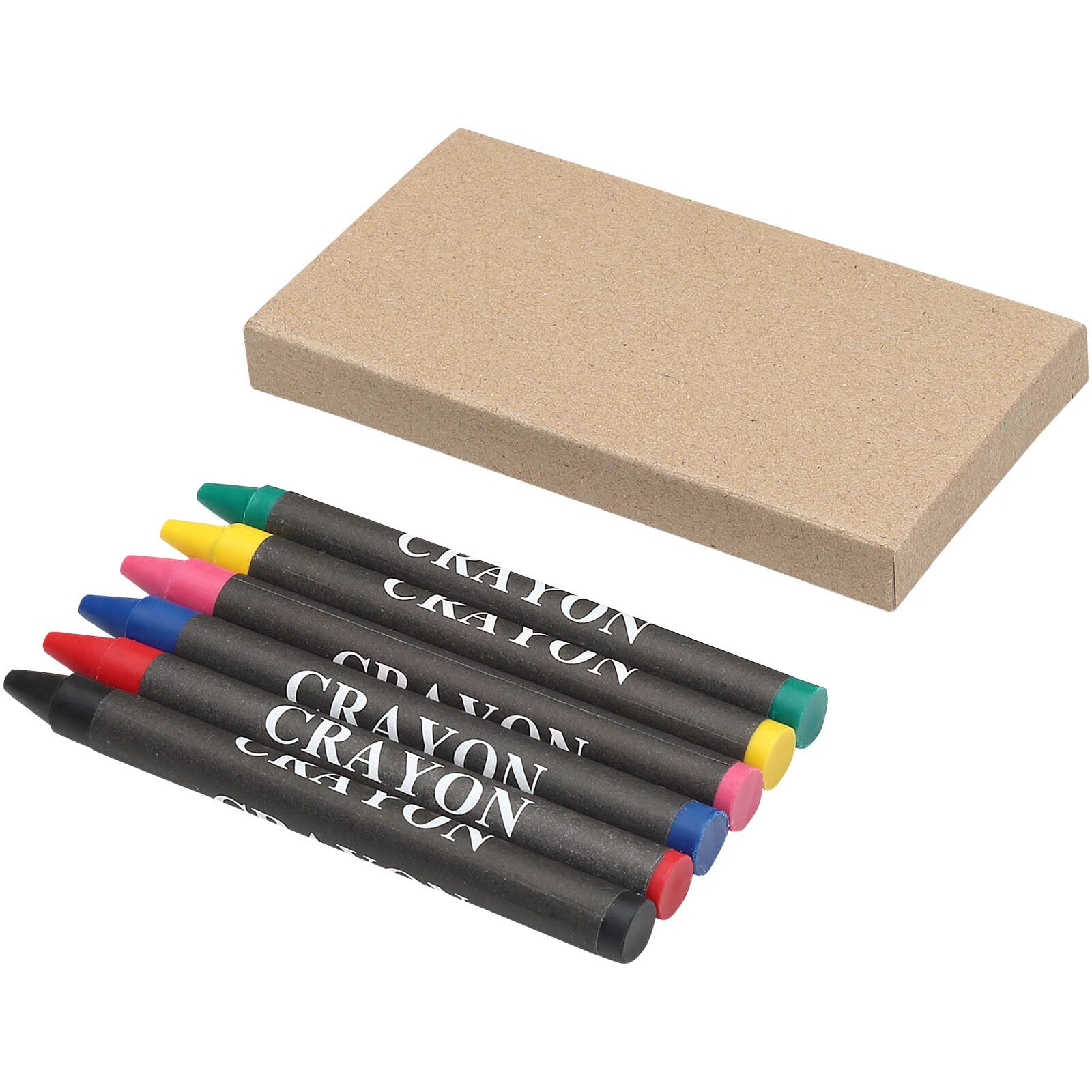 Ayo 6 teiliges Wachsmalstifteset - natur-629