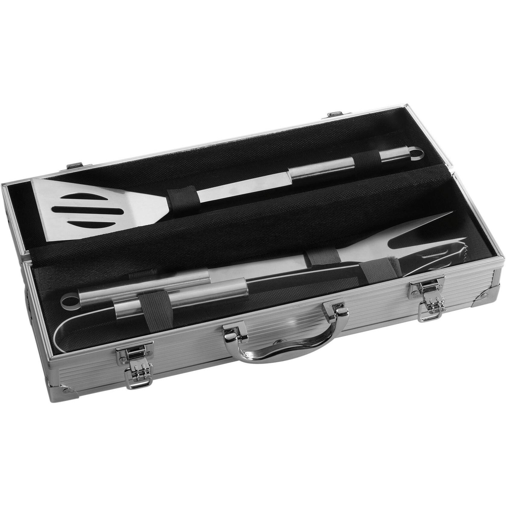 Grillset aus Metall Jennifer - silber-183