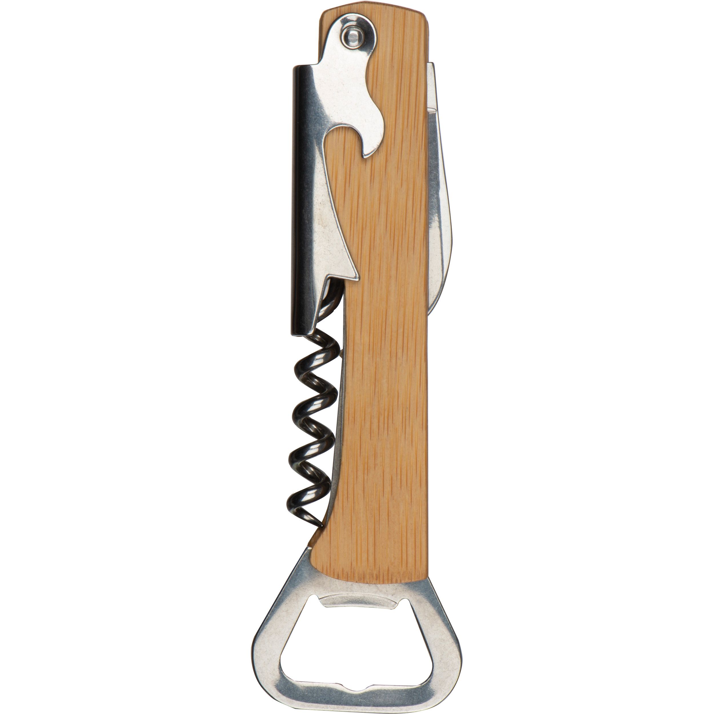 Korkenzieher mit Flaschenöffner - beige-900