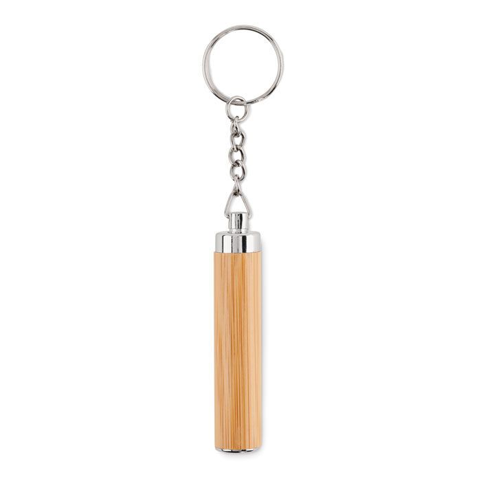Schlüsselring mit Taschenlampe PIANTI - holz-50