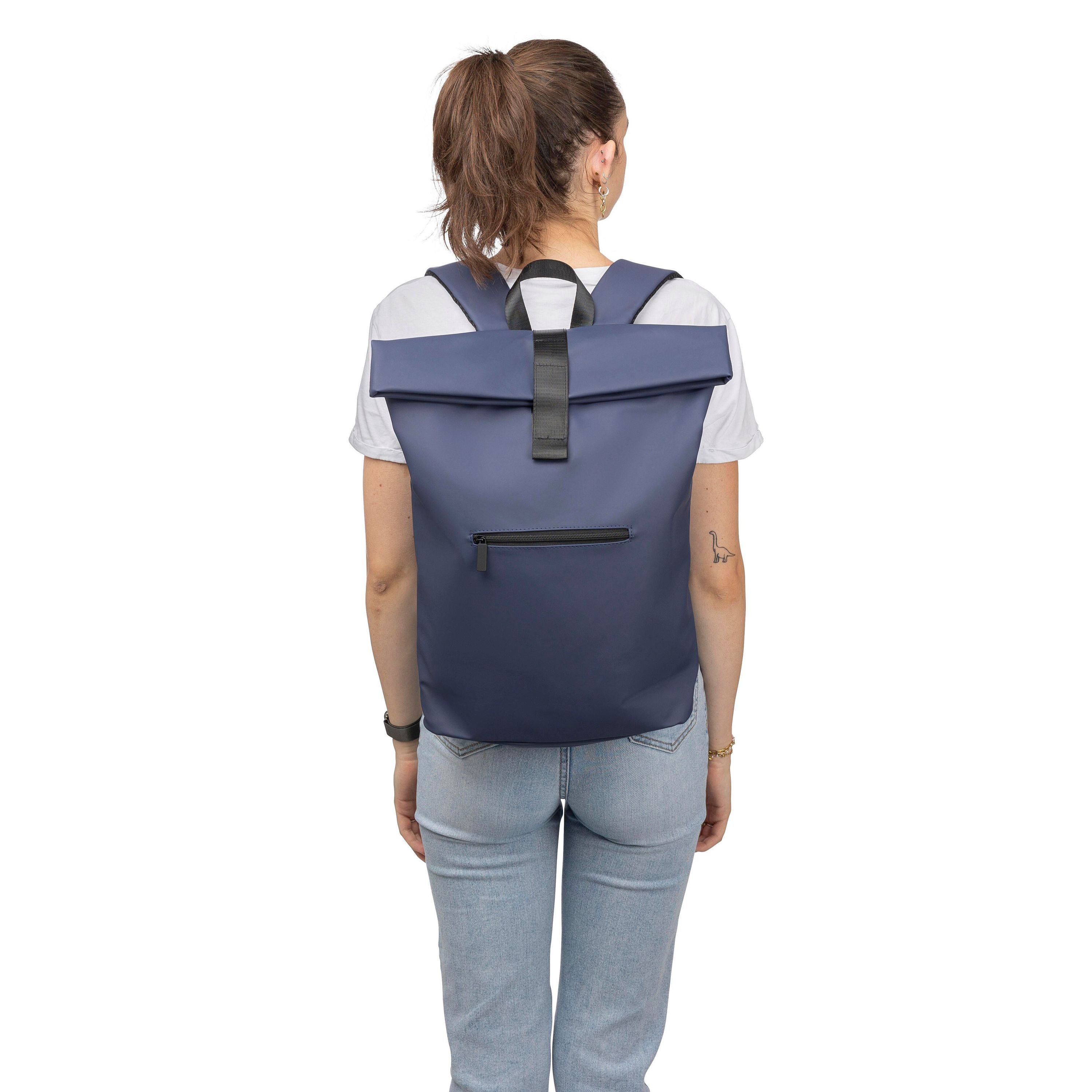 Recycelter PU-Rucksack Naiya - beige-788