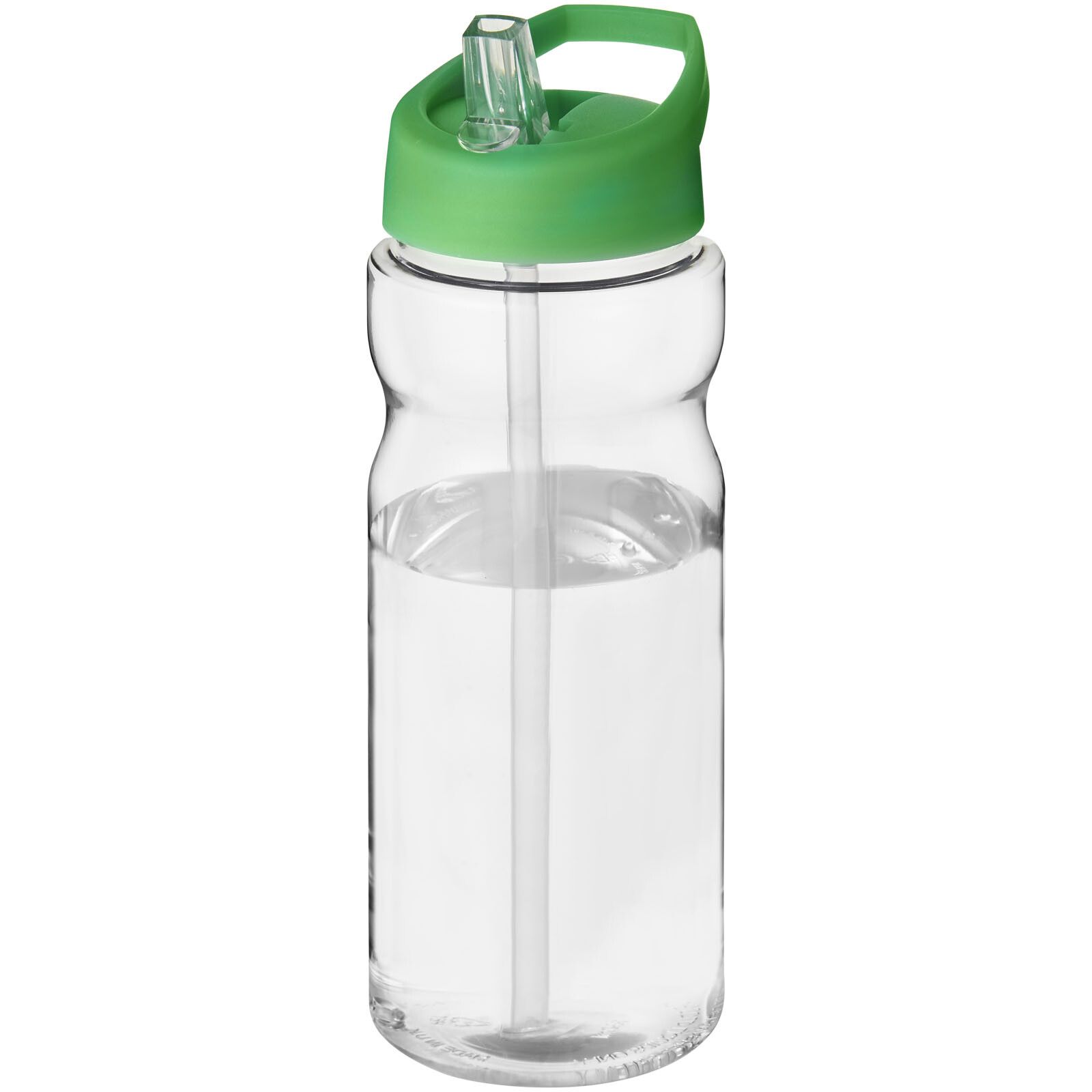H2O Active Base 650 ml Sportflasche mit Ausgussdeckel - transparent -  grün-969