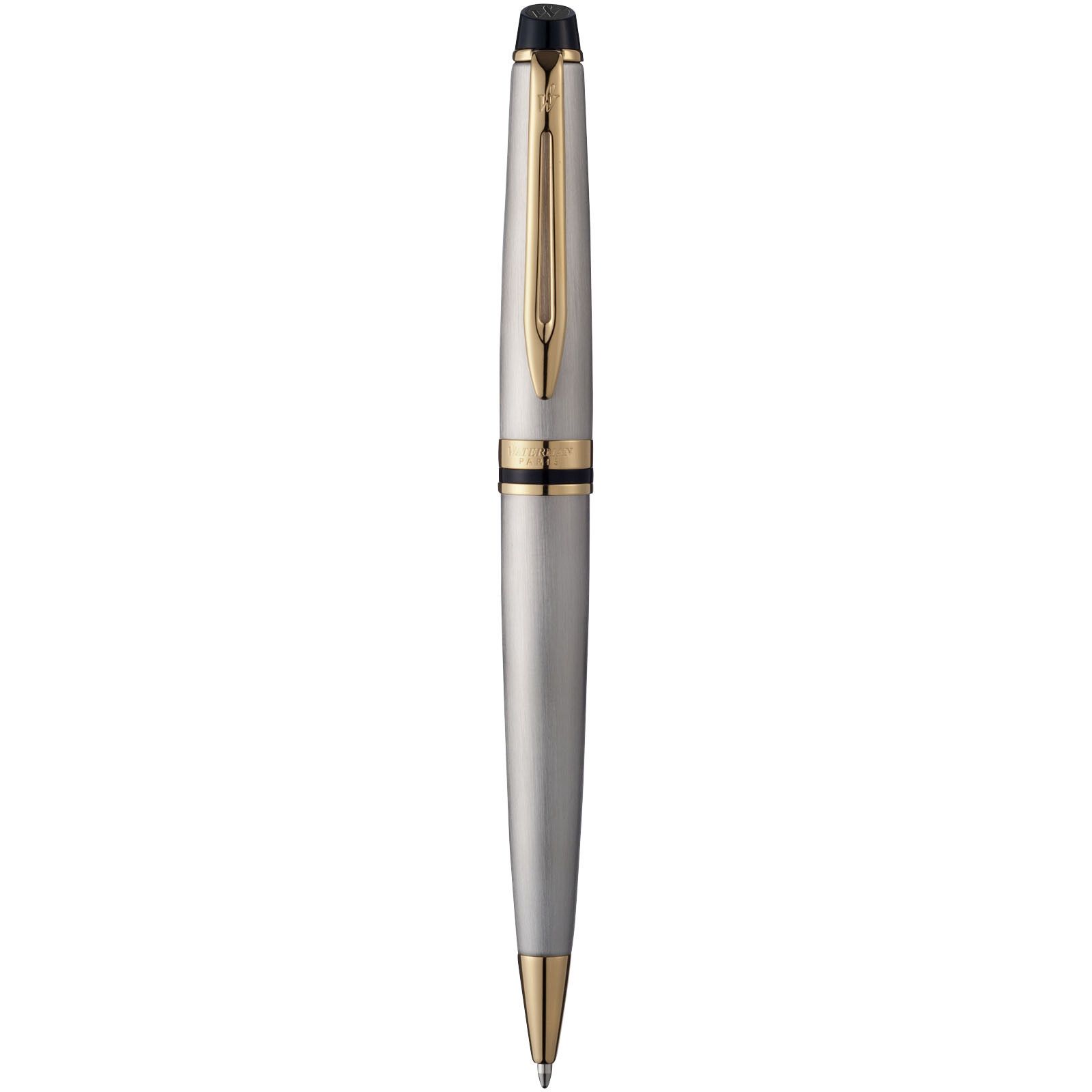 Waterman Expert Kugelschreiber (blaue Mine) - stahl -  gold-810