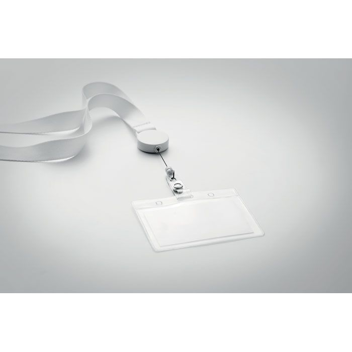 Lanyard mit Badge-Halter ZIP LANYARD - weiß-219