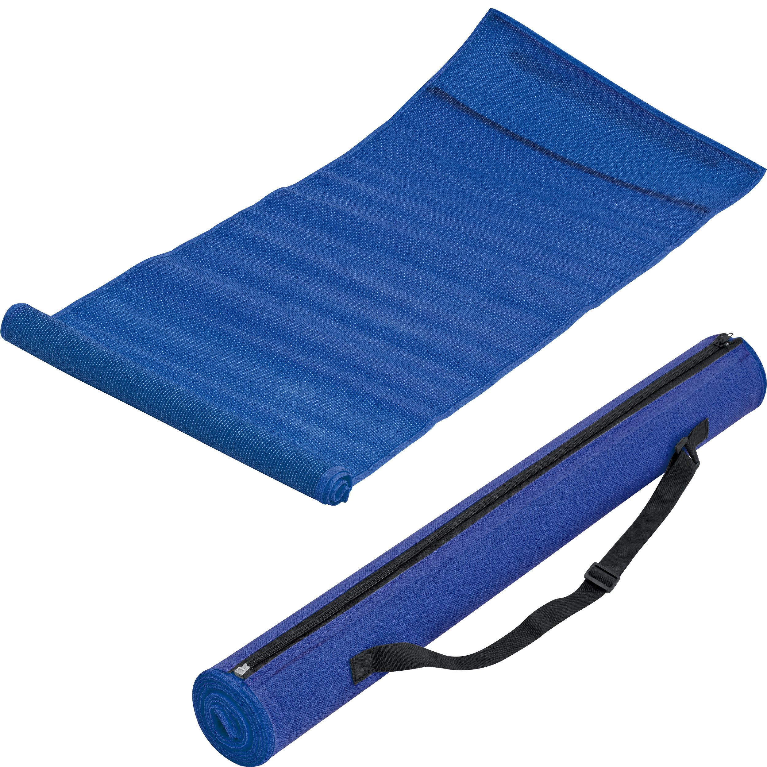 Strandmatte aus wasserabweisendem Kunststoff - blau-149
