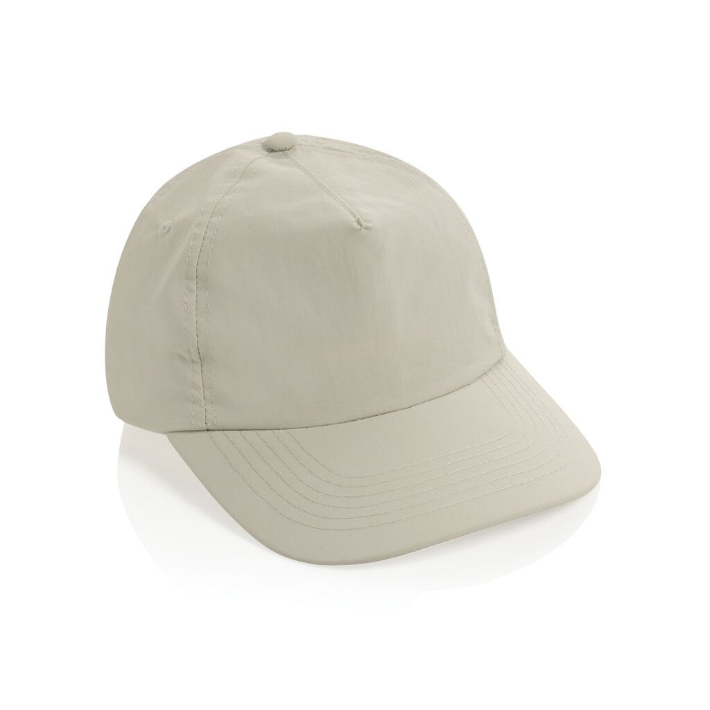 KENTO URBAN RCS 5-Panel-Cap aus RCS recyceltem Nylon - beige-470