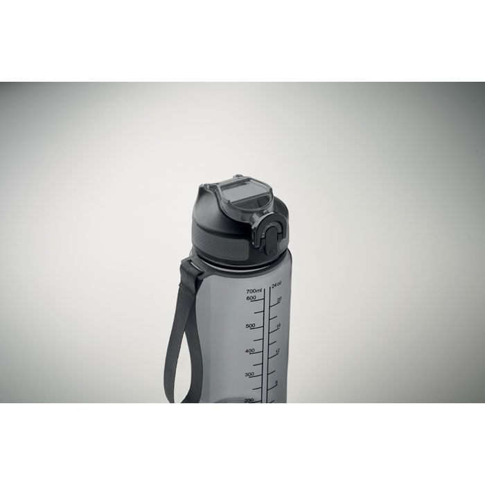 Sport-Trinkflasche 700ml MO2792-27 ENKEL - transparent grau-450