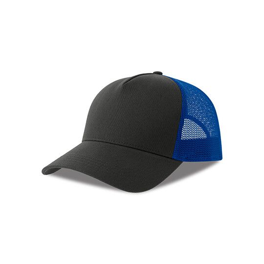 Rapper Cotton-S Cap - dark grey - royal-59