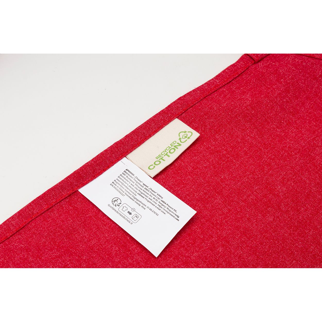 Chepex Schürze aus recycelter Baumwolle - rot-79