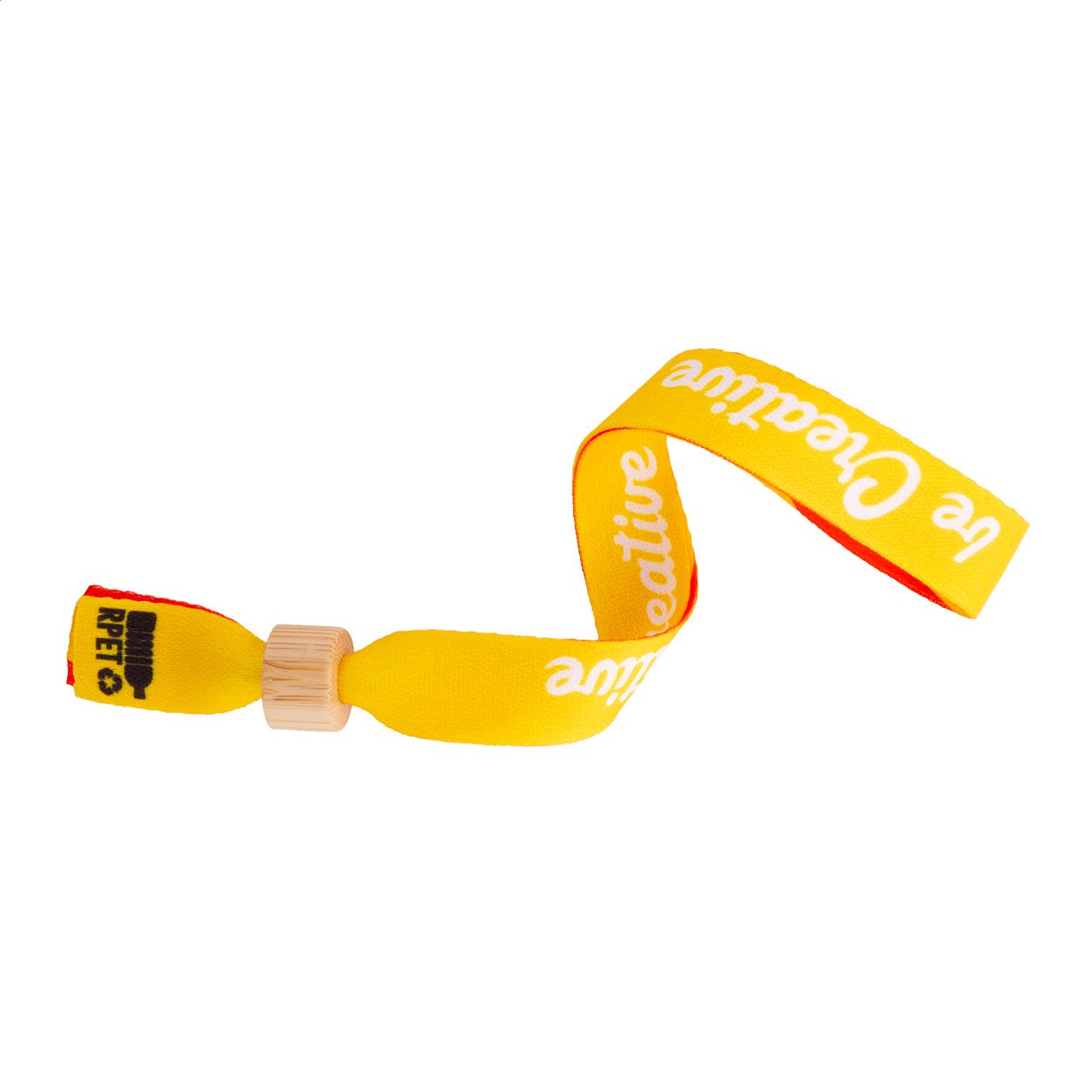 Individuelles RPET Festival-Armband SuboWrist Eco - natur-357