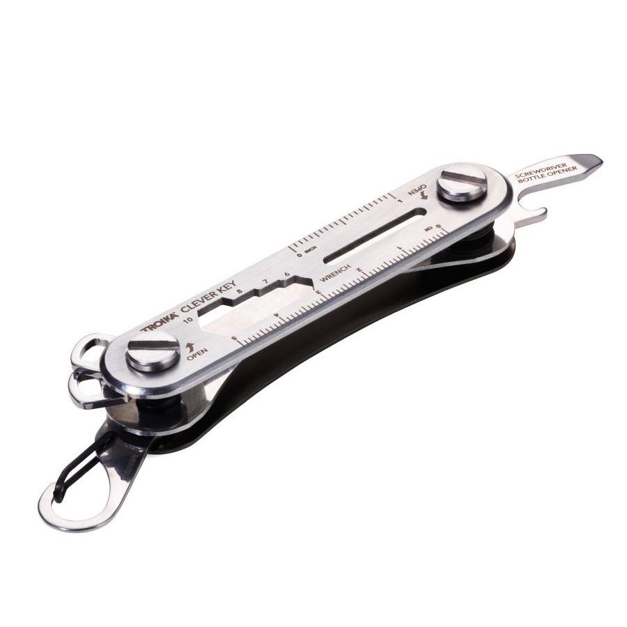 Troika Schlüssel Organizer Troika CLEVER KEY - silber - titanfarben-145