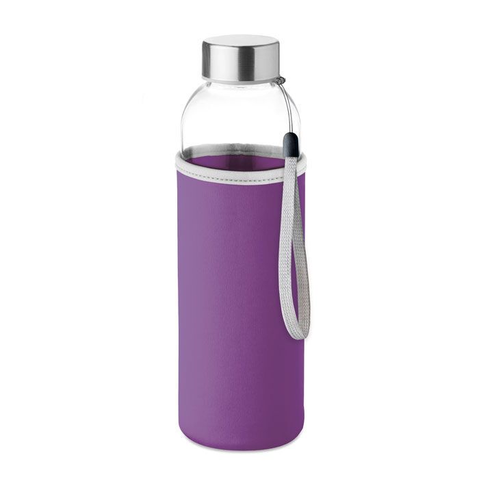 Trinkflasche Glas 500 ml UTAH GLASS - violett-751