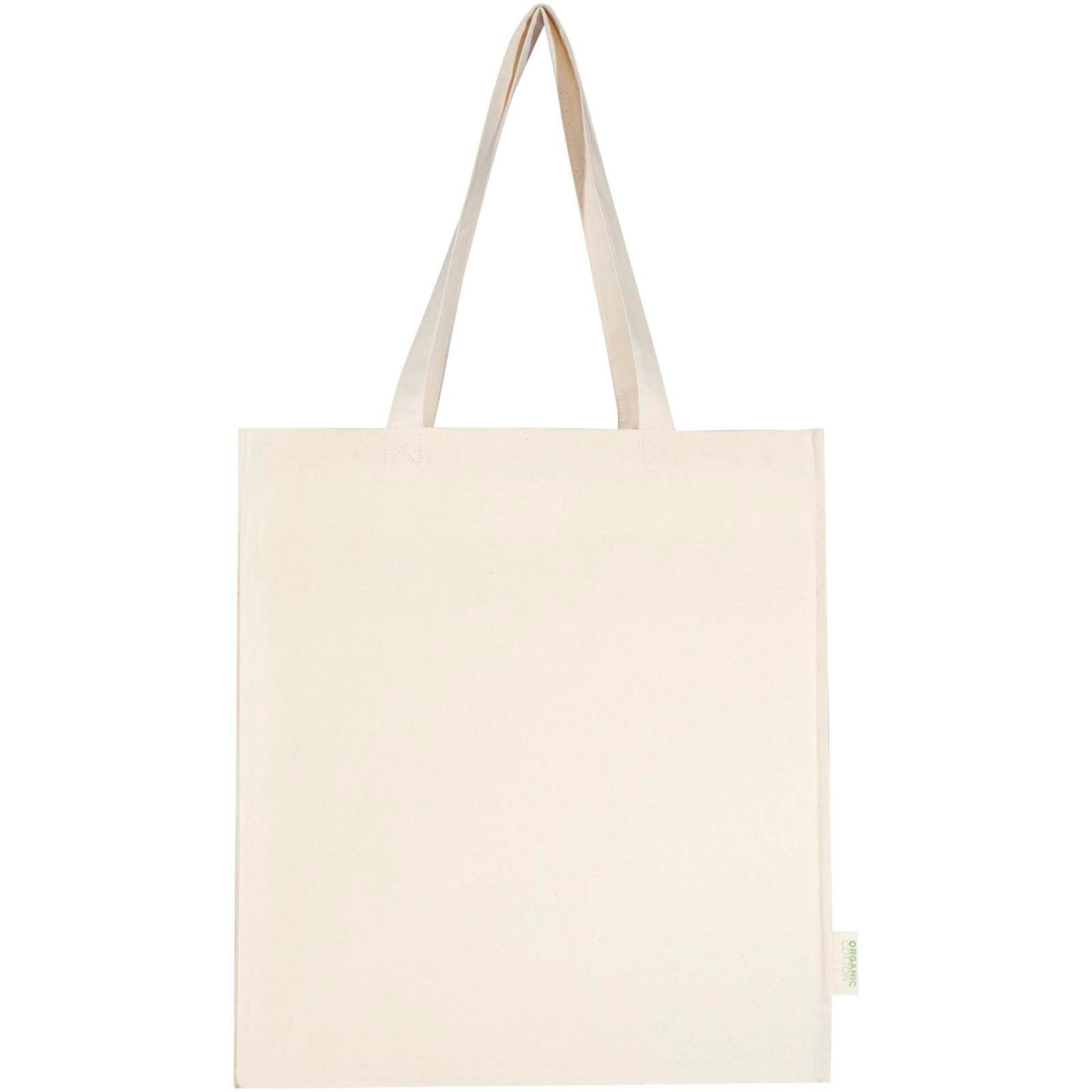 Odisha 180 g/m² OCS Bio Tragetasche mit Seitenfalten 14L  - natur-731