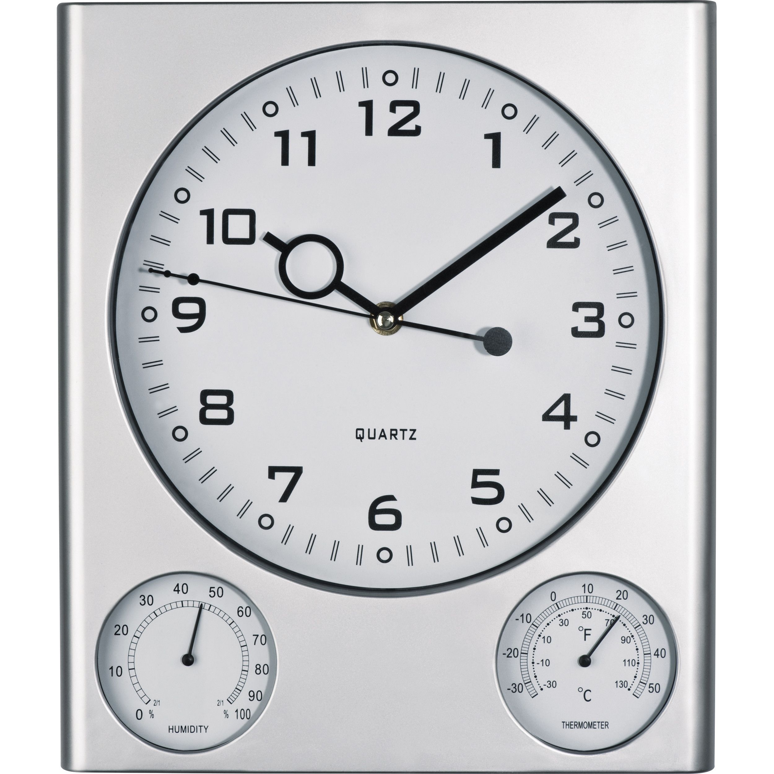 Wanduhr Den Haag - silbergrau-358