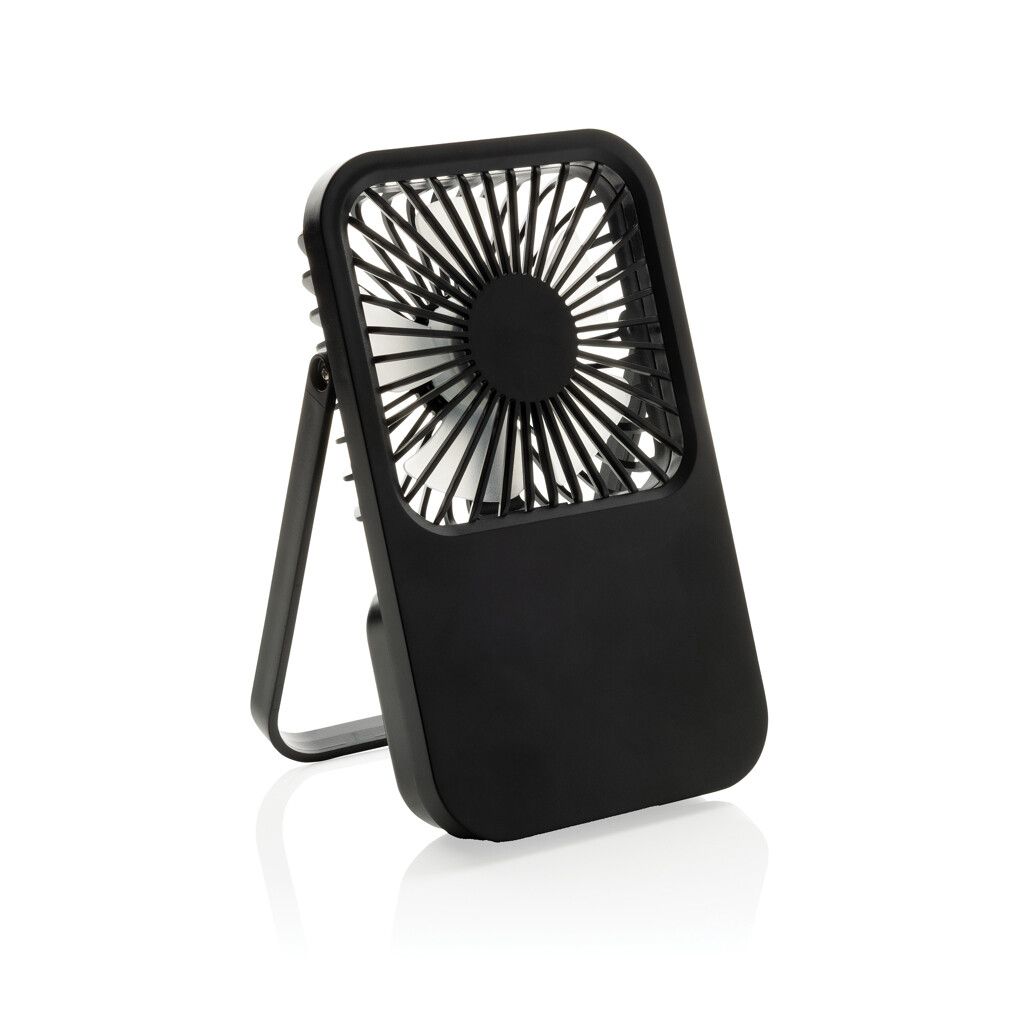 Aervina wiederaufladbarer Tischventilator aus RCS rec. ABS - schwarz-521