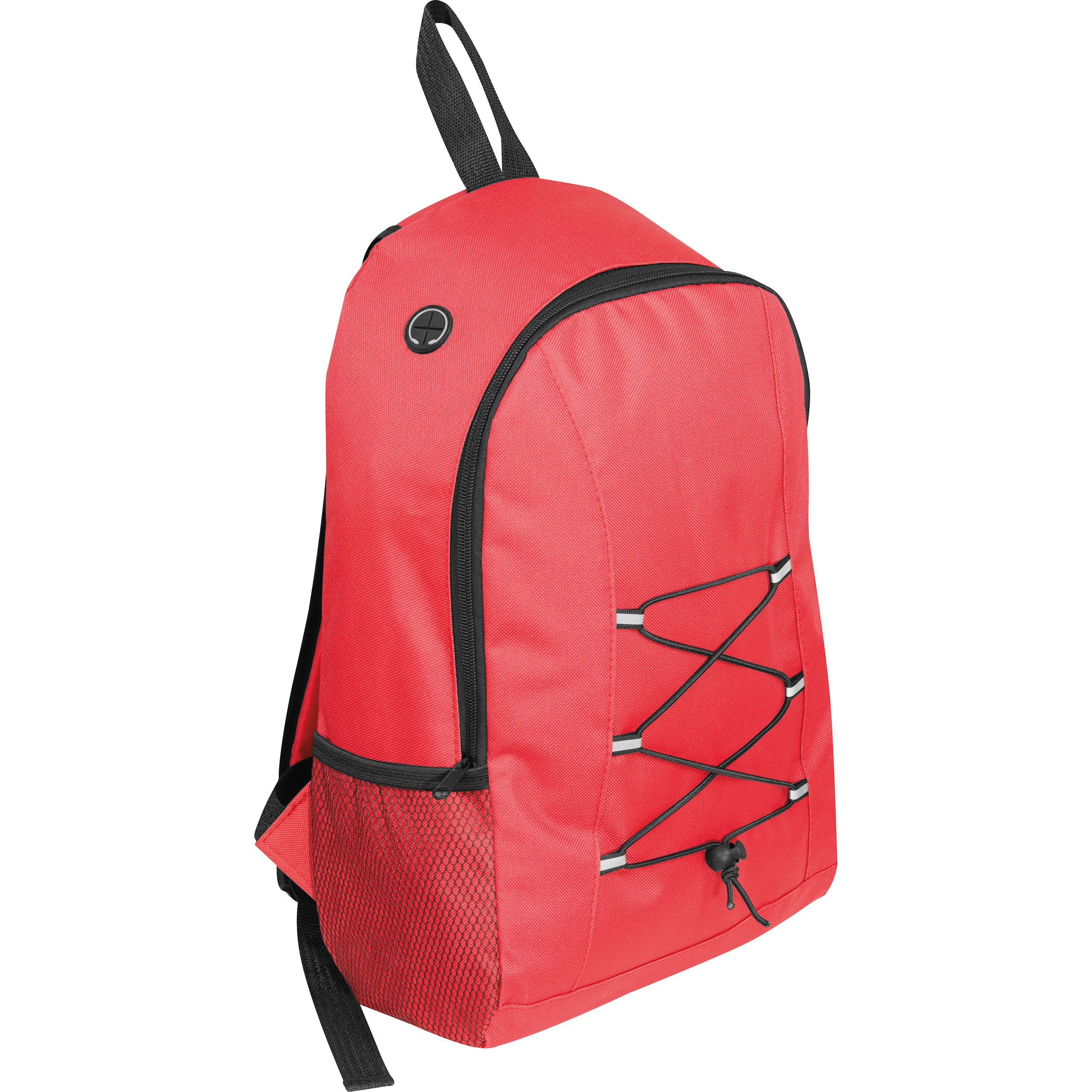 Rucksack aus Polyester - rot-52