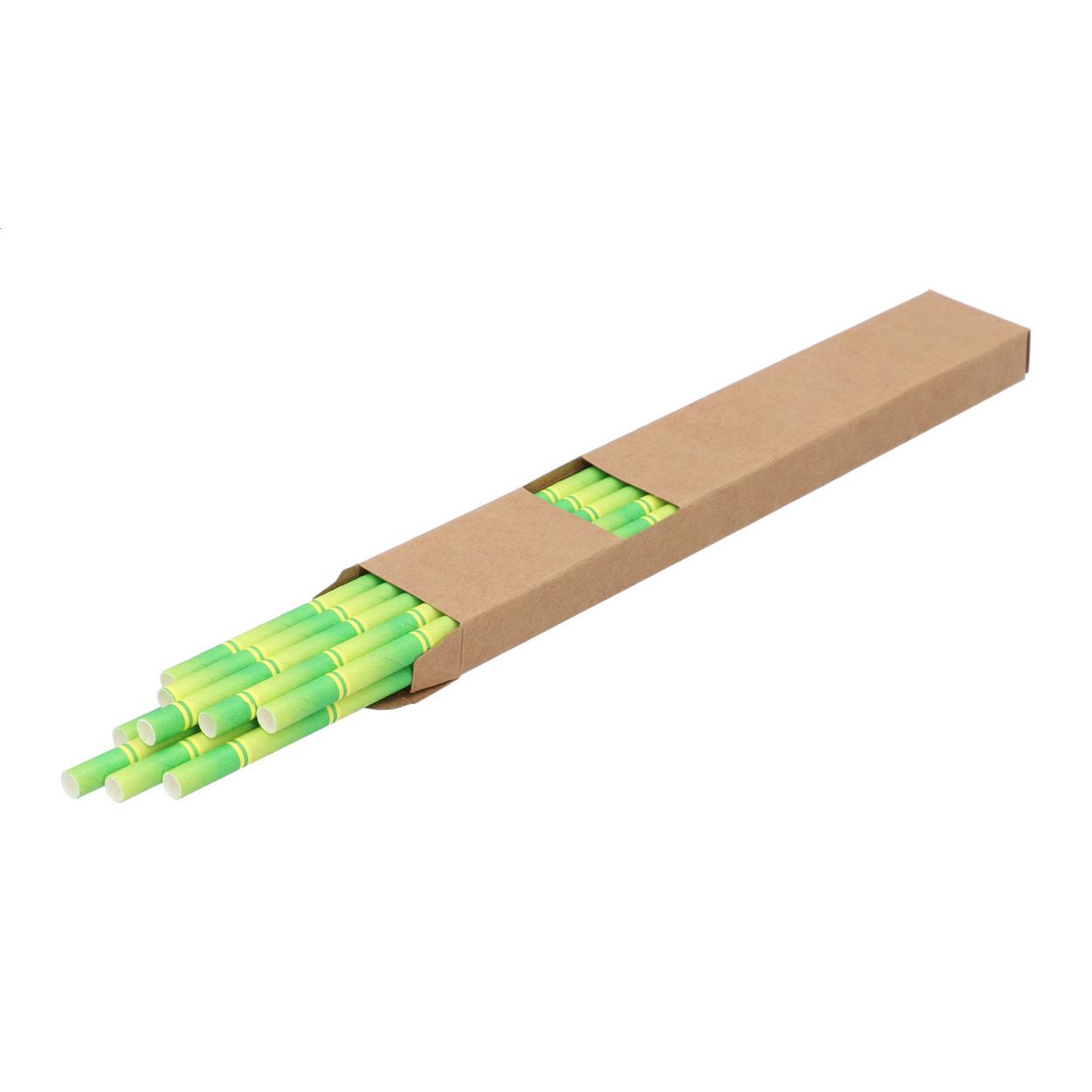 Trinkhalm-Set BamStraw - grün-206