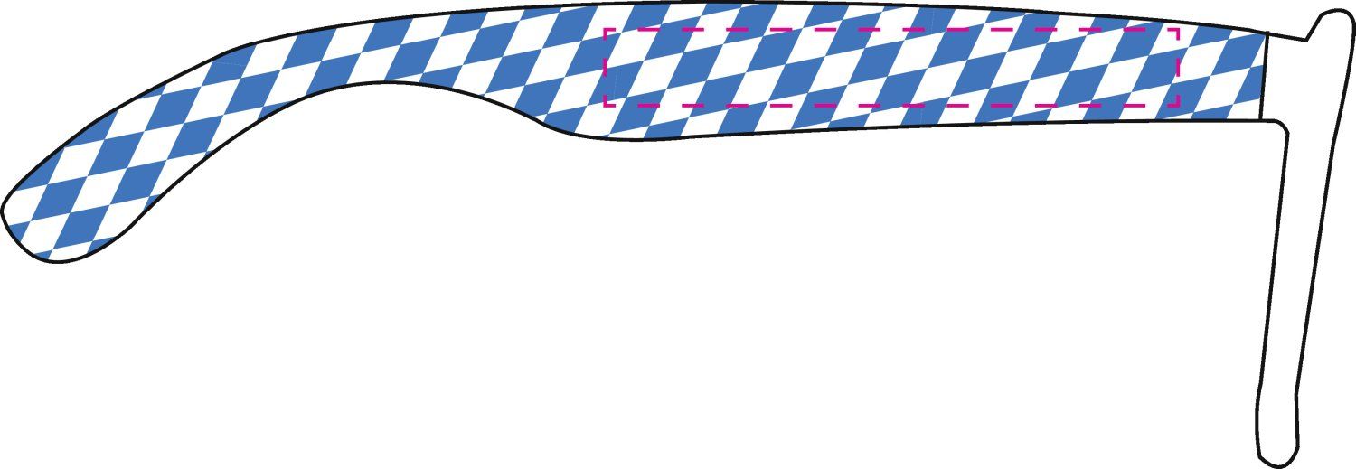 Veredelungsposition auf dem Bügel rechts